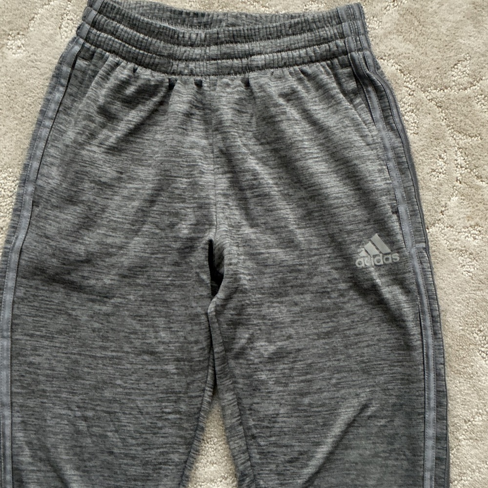 Adidas Kids Charcoal Gray Sweatpants